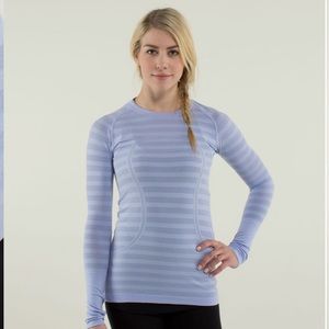 Lululemon Swiftly Tech Long Sleeve Stripe Size 6
